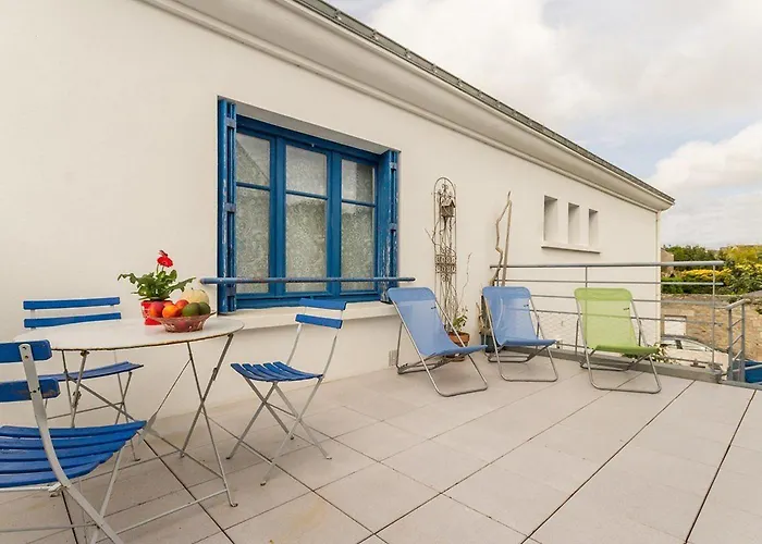 Ferienhaus Calme Pres De Plages, Au Coeur De Batz-sur-mer, Terrasse Sud, Wifi, Et Equipements Bebe - Fr-1-306-840 *